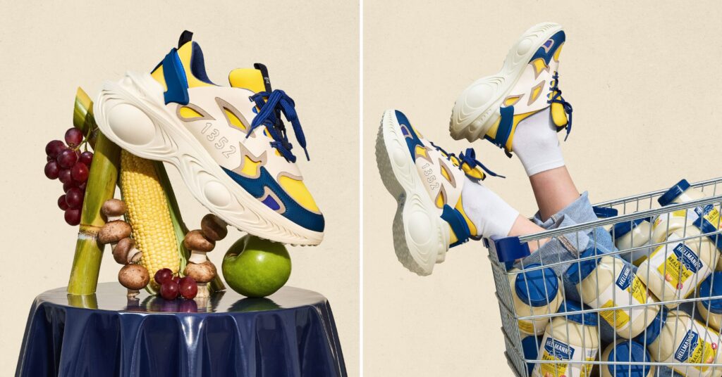 hellmann's food waste sneakers